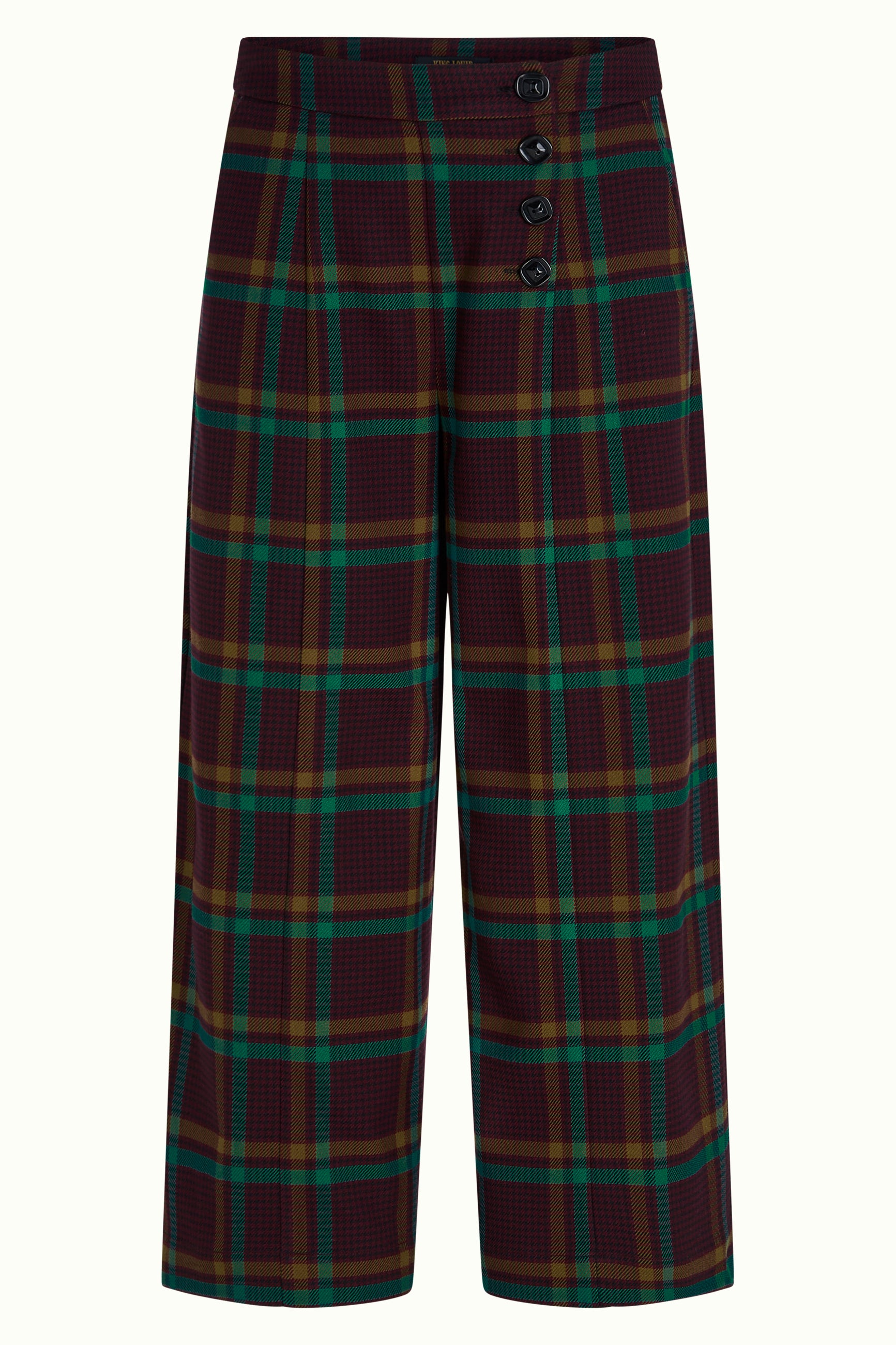 Melody Culotte Vera Check - Porto Red