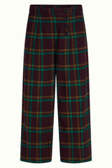 Melody Culotte Vera Check - Porto Red