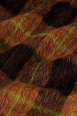 Amelie Coat Aloha Check - Spicy Brown