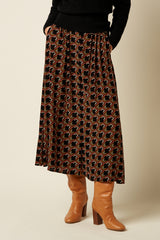 Emily Skirt Calou - Spicy Brown