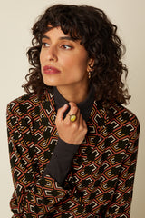 Nicole Blouse Calou - Spicy Brown