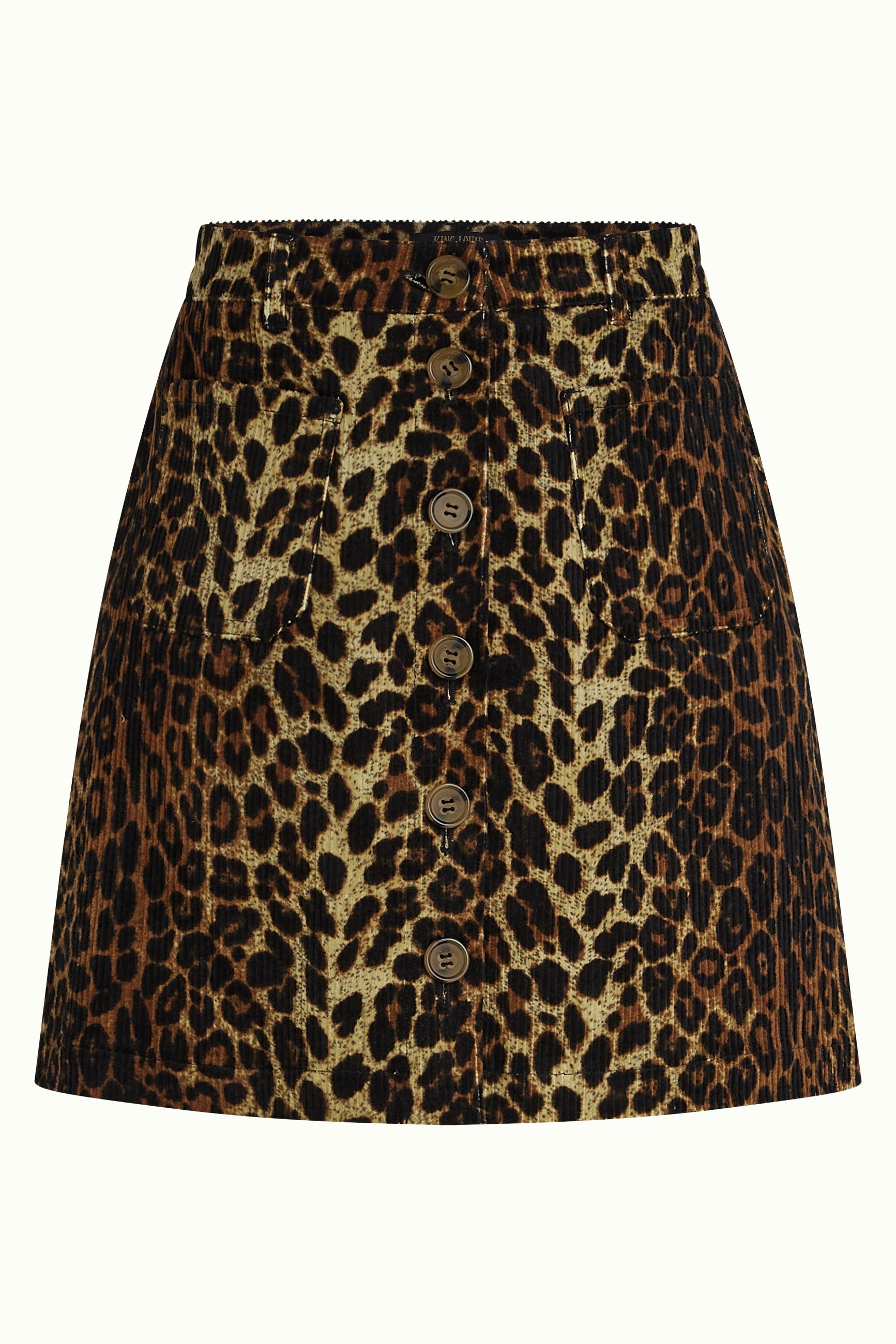 Garbo Mini Skirt Fargo Cord - Natural