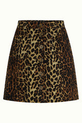 Garbo Mini Skirt Fargo Cord - Natural