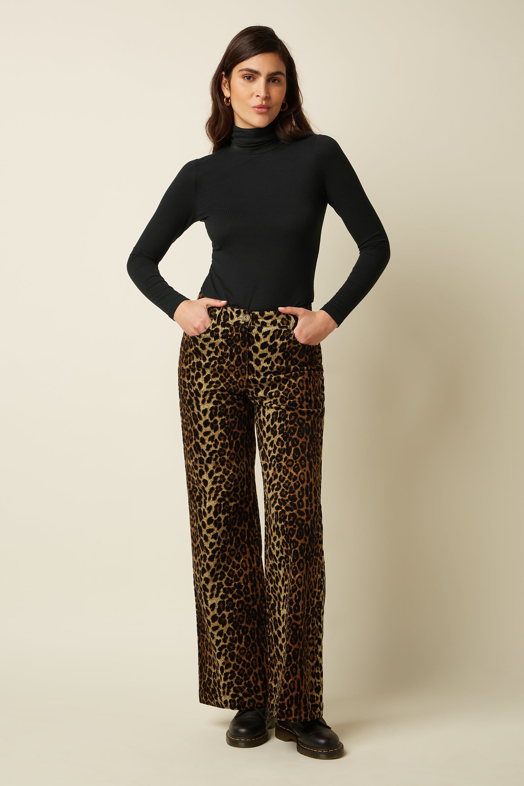 Paige Pants Fargo Cord - Natural