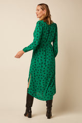 Stella Midi Dress Farlane - Meadow Green