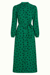 Stella Midi Dress Farlane - Meadow Green