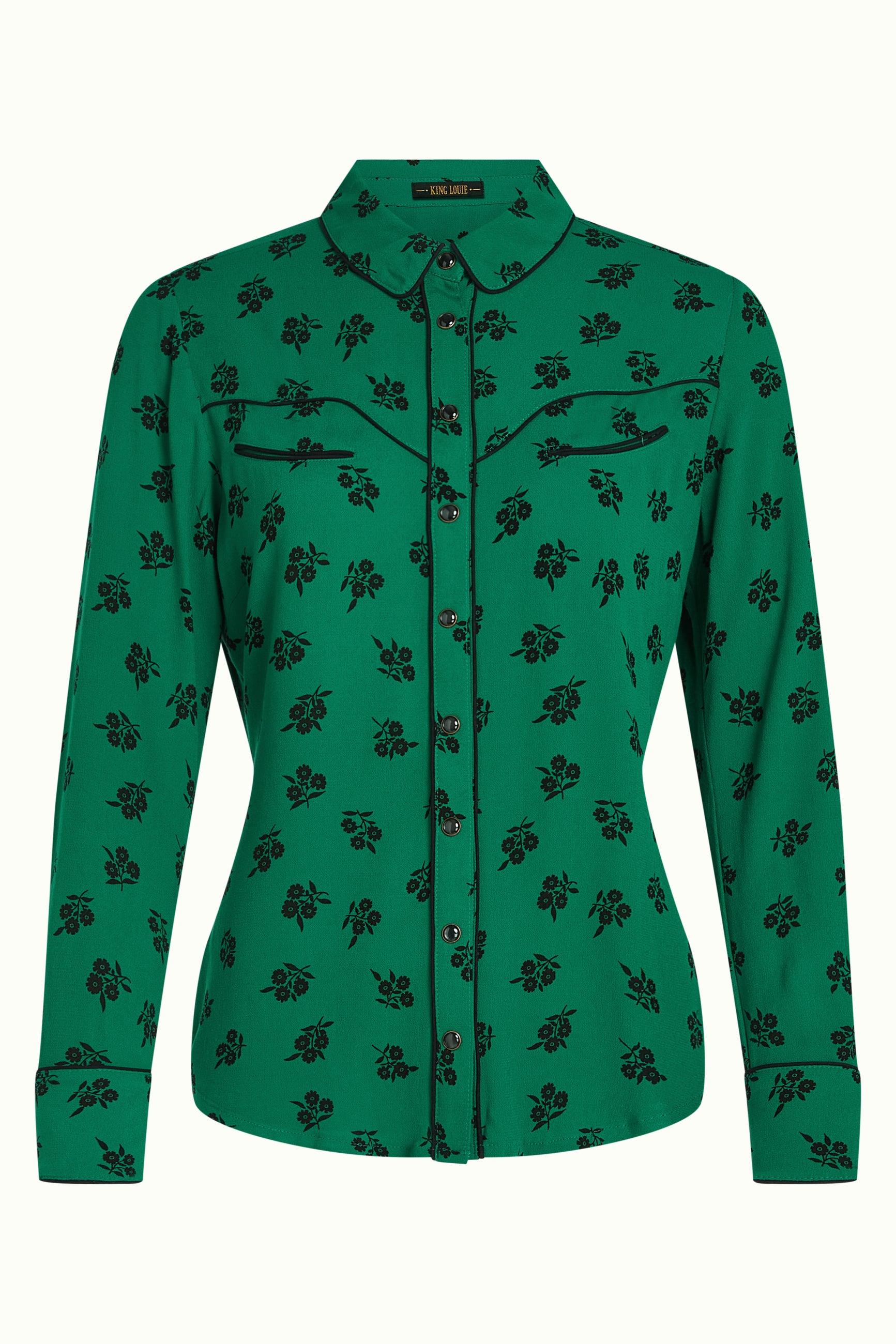 Rosie Western Blouse Farlane - Meadow Green