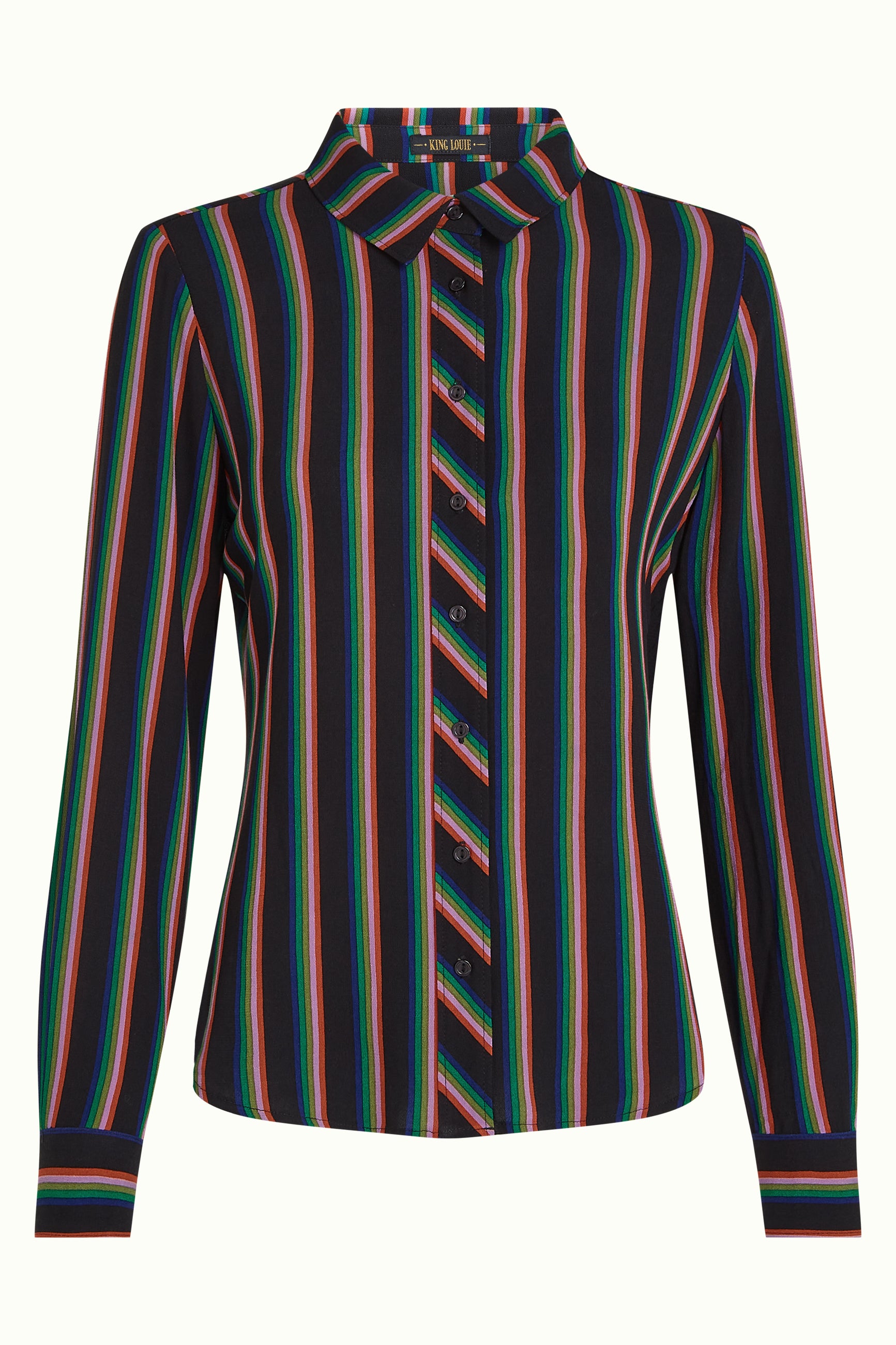 Rosie Blouse Harley Stripe - Black