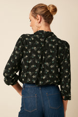 Carina Blouse Marcelle - Black