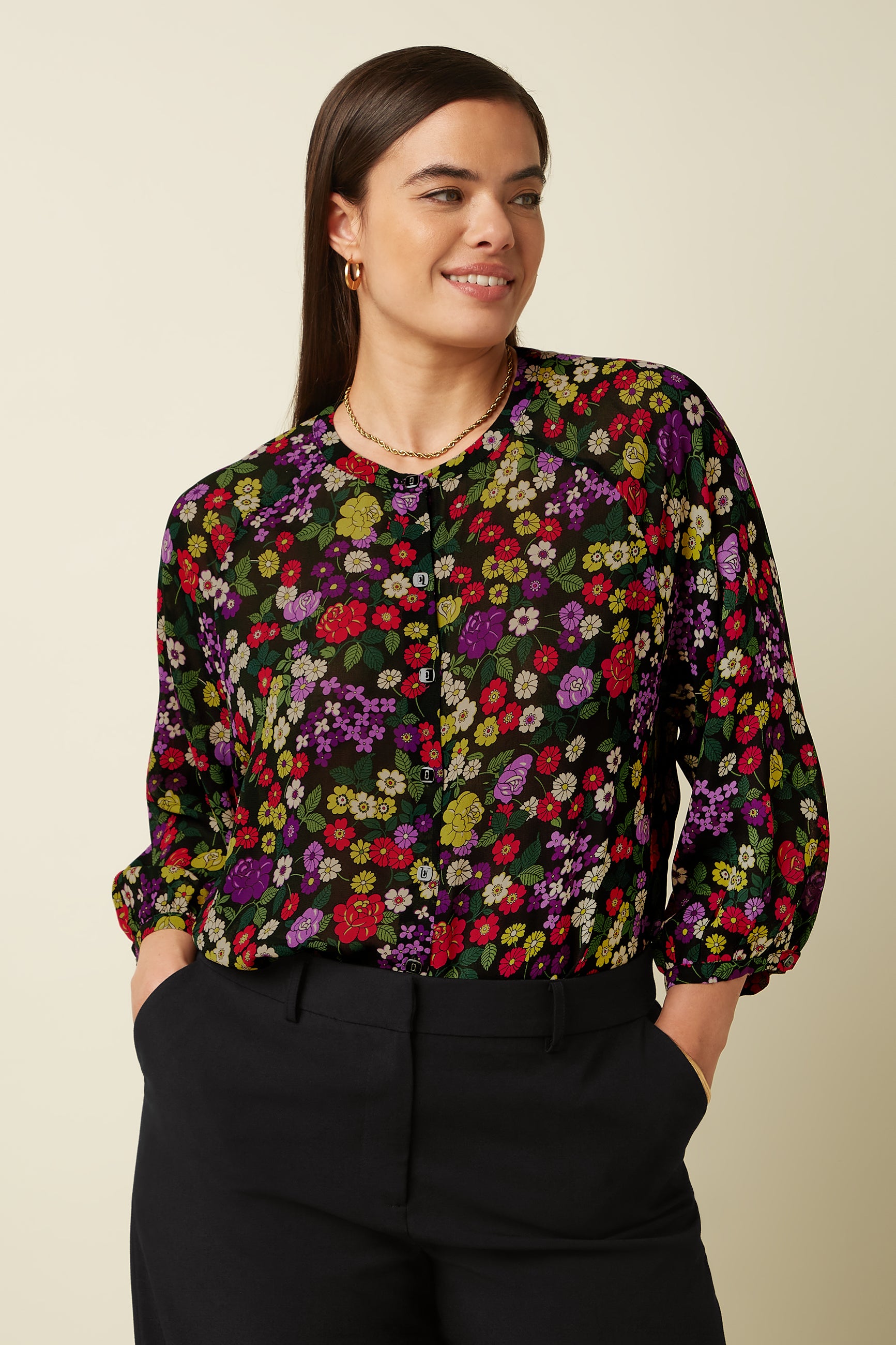 Cycil Blouse Maven - Black