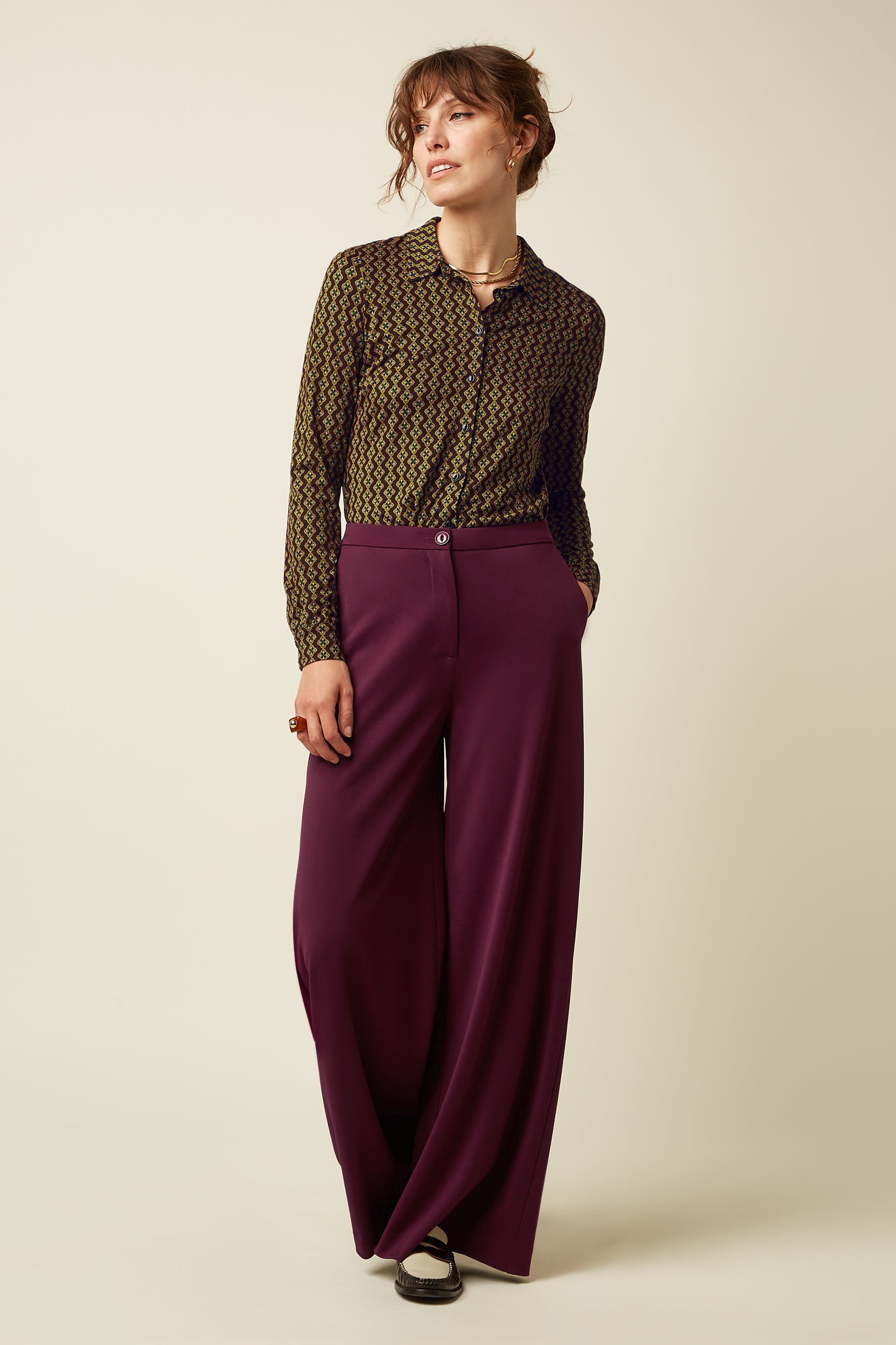 Peppa Pants Dana - Plum Red