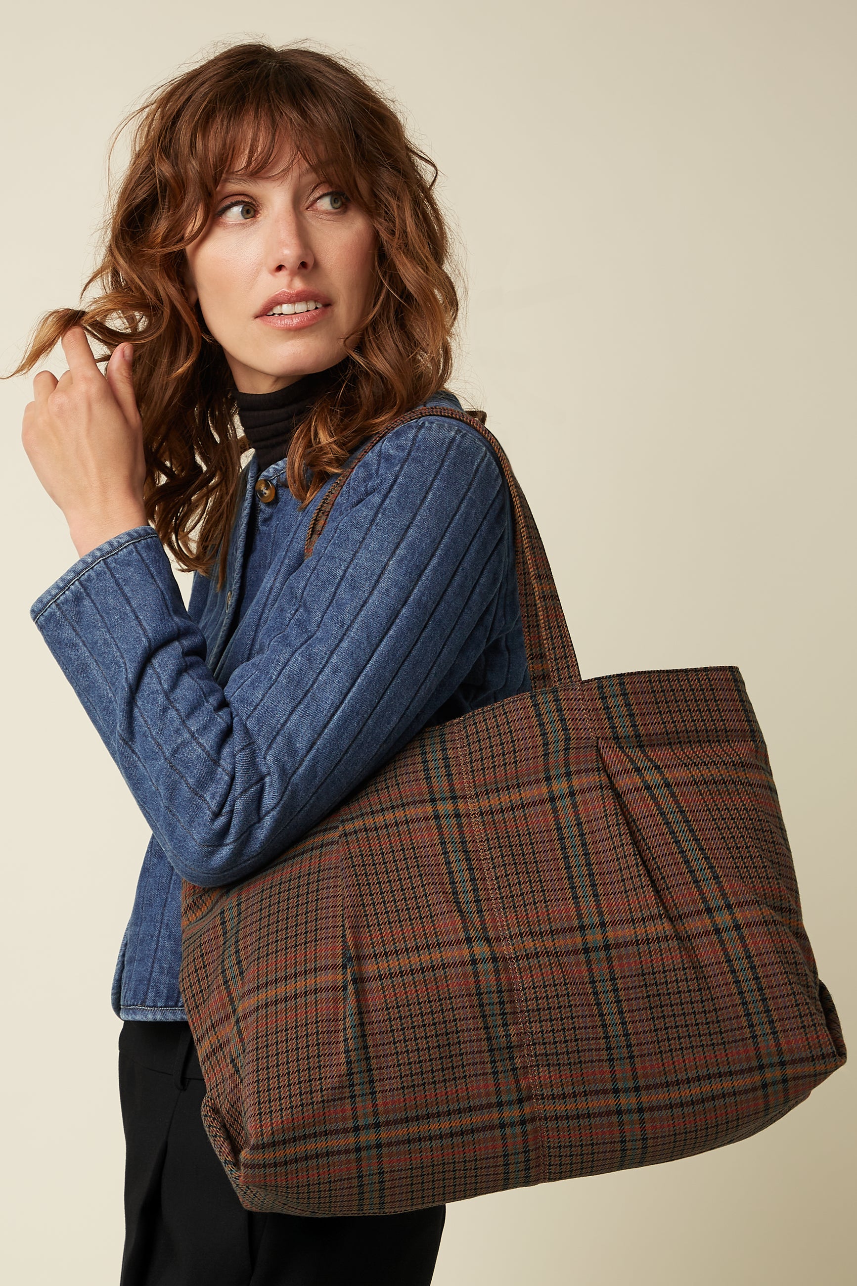 Aurore Shopper Art Check - Umbre