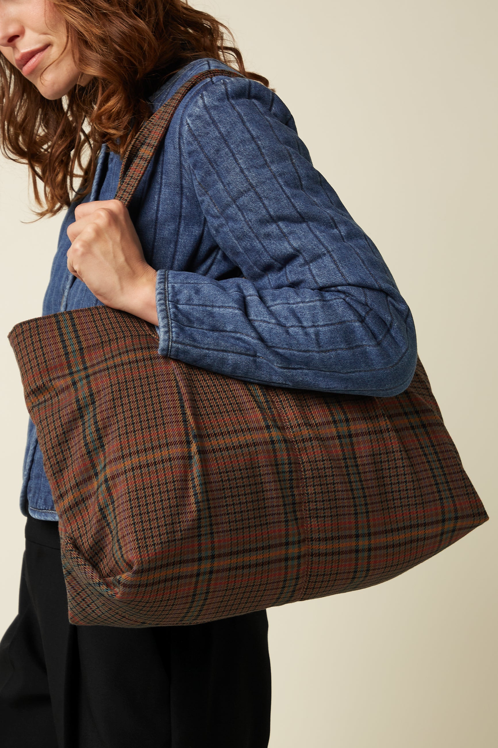 Aurore Shopper Art Check - Umbre