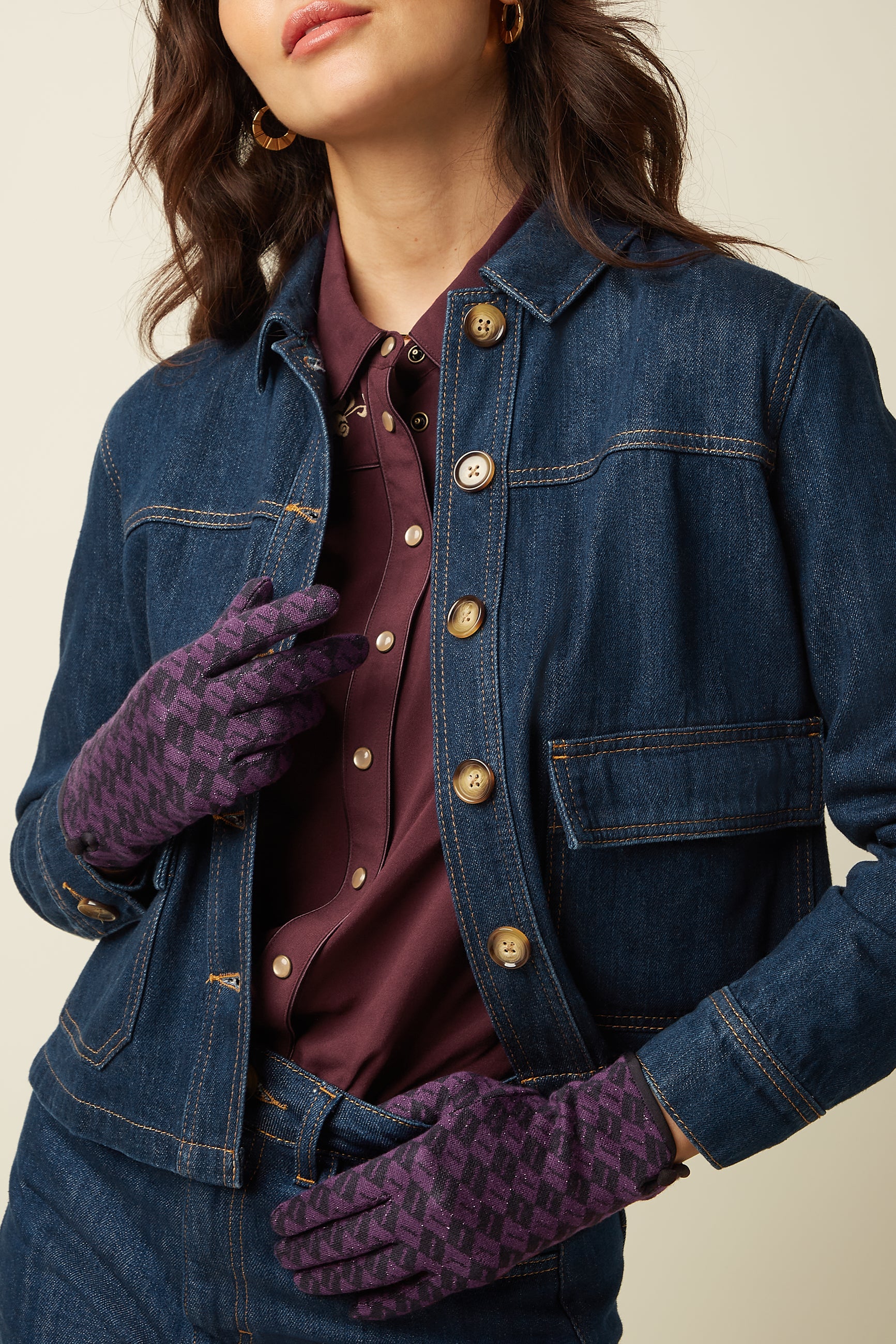 Leaf Glove - Imperial Purple