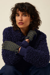 Reyna Glove - Rhodonite Blue