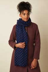 Freckle Scarf - Ink Blue