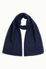 Freckle Scarf - Ink Blue