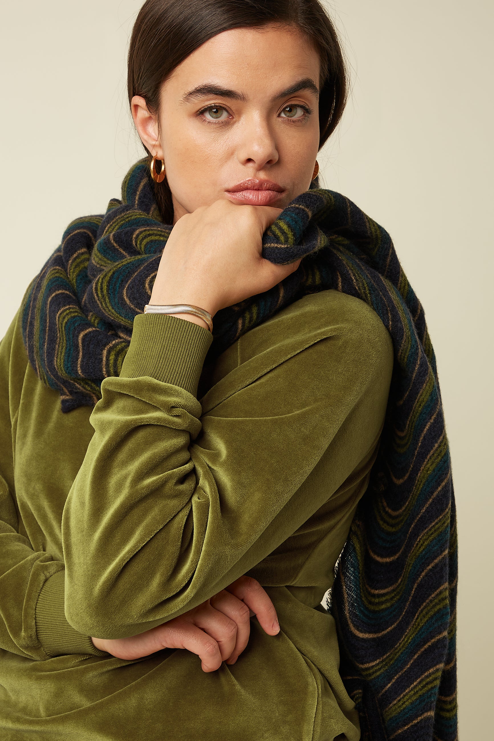 Jefferson Scarf - Evening Blue