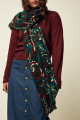 Maude Scarf - Botanical Green