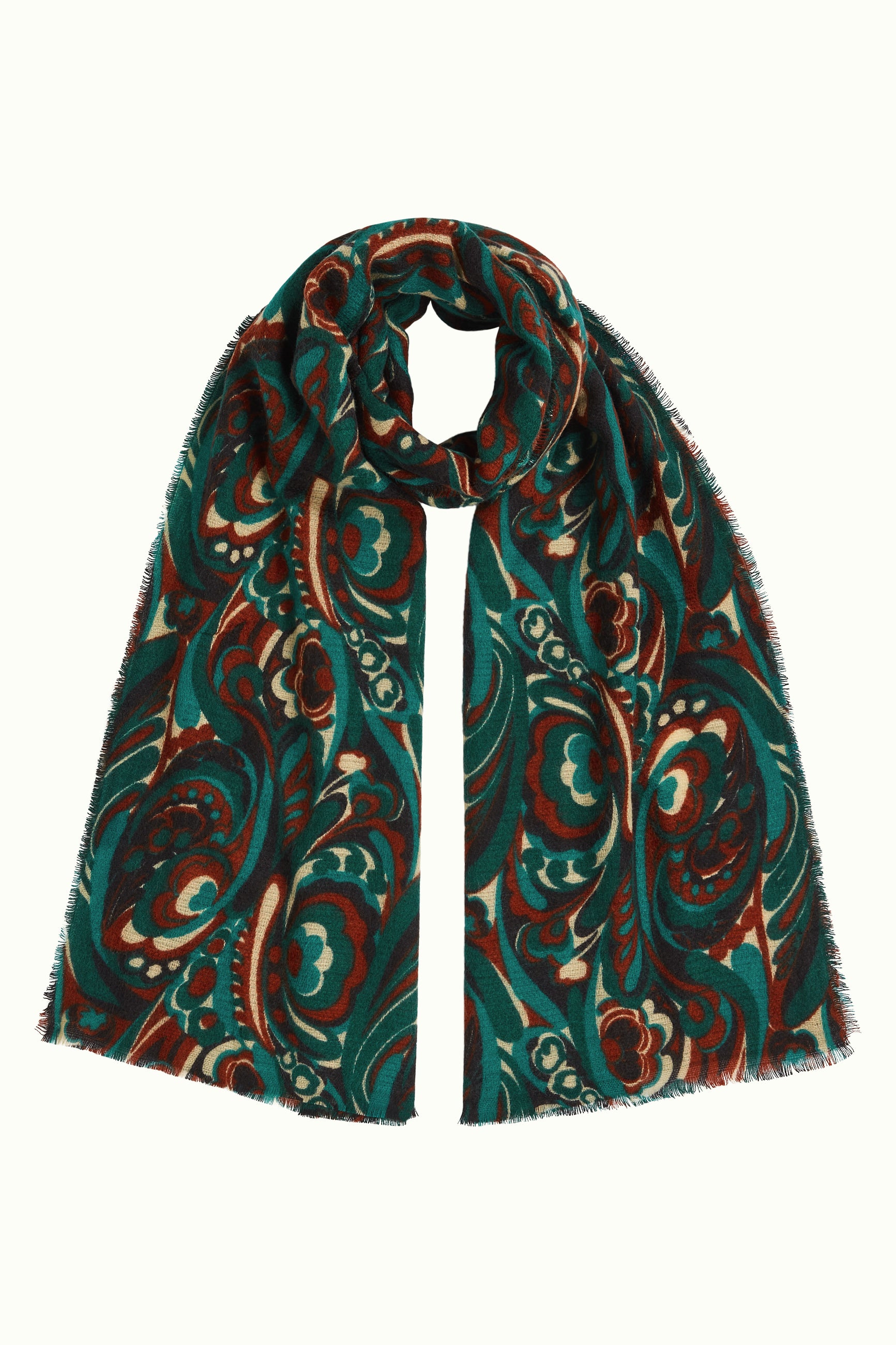 Maude Scarf - Botanical Green