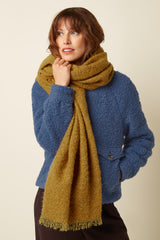 Boucle Scarf - Golden Brown