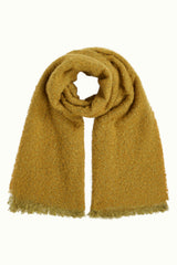 Boucle Scarf - Golden Brown