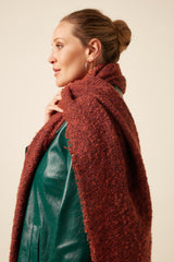 Boucle Scarf - Porto Red