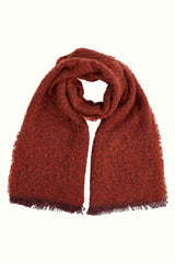 Boucle Scarf - Porto Red