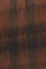 Check Scarf - Rum Brown