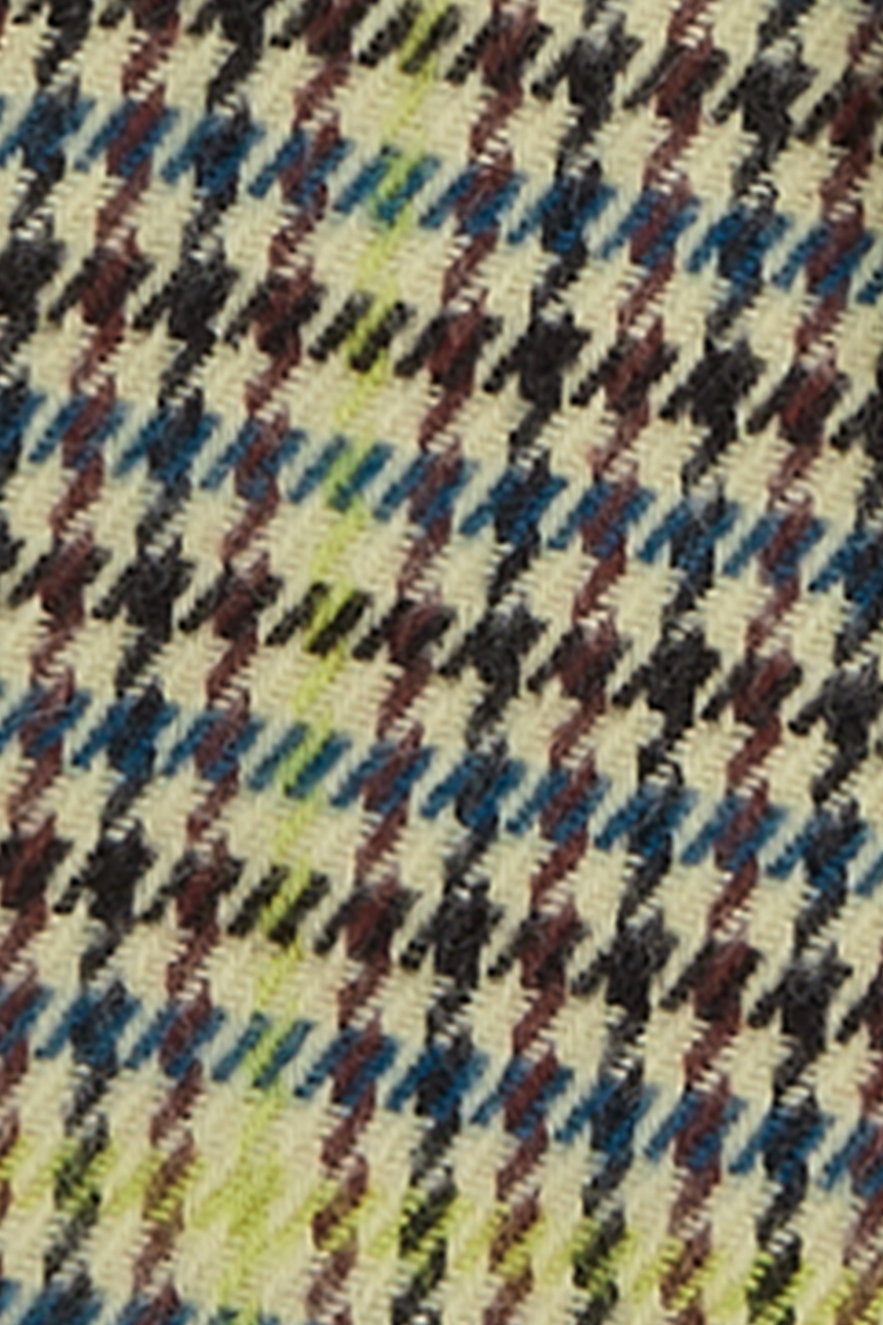Houndstooth Scarf - Spruced Green