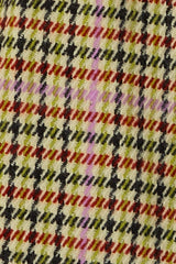 Houndstooth Scarf - Spicy Brown