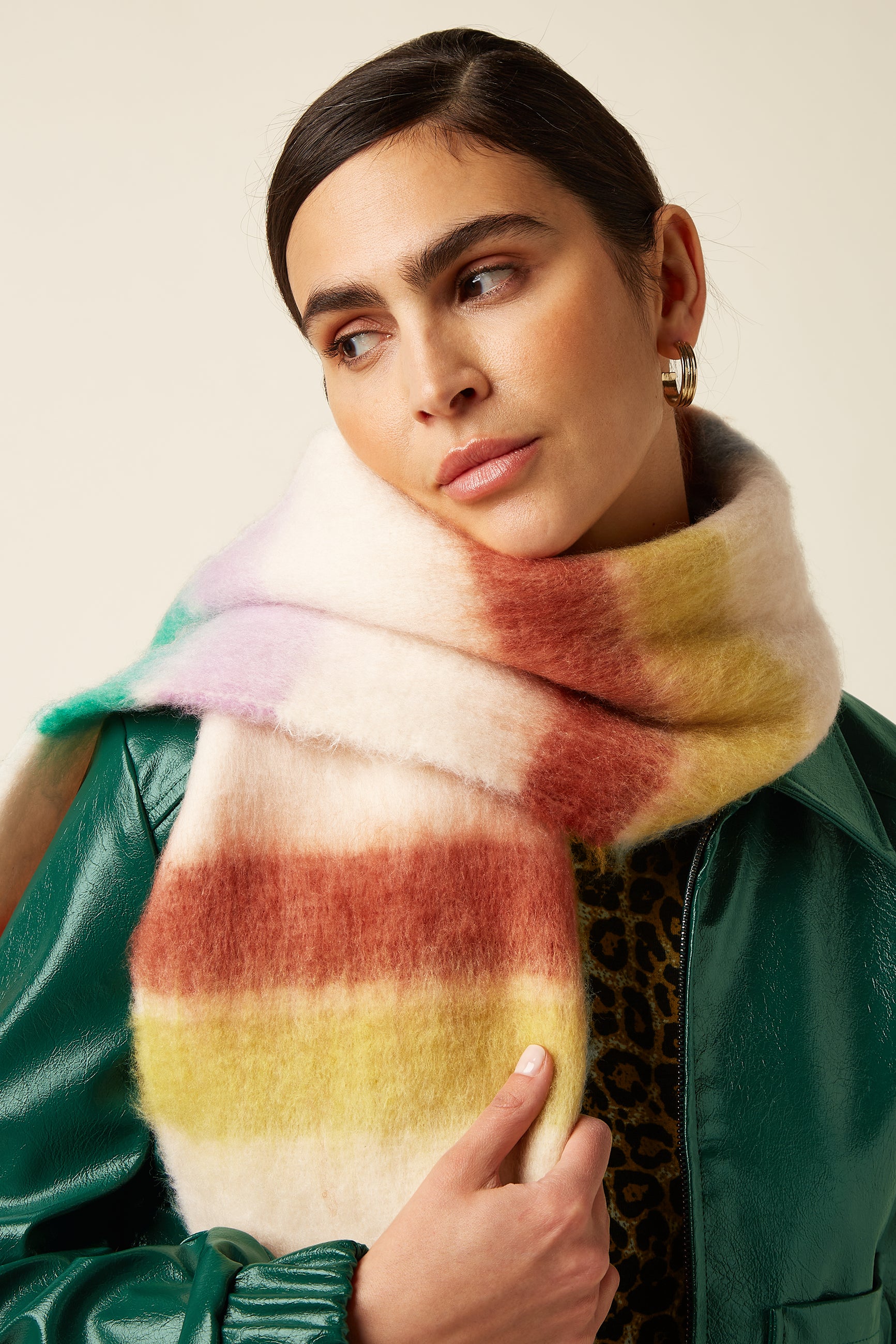 Striped Scarf - Multi Color