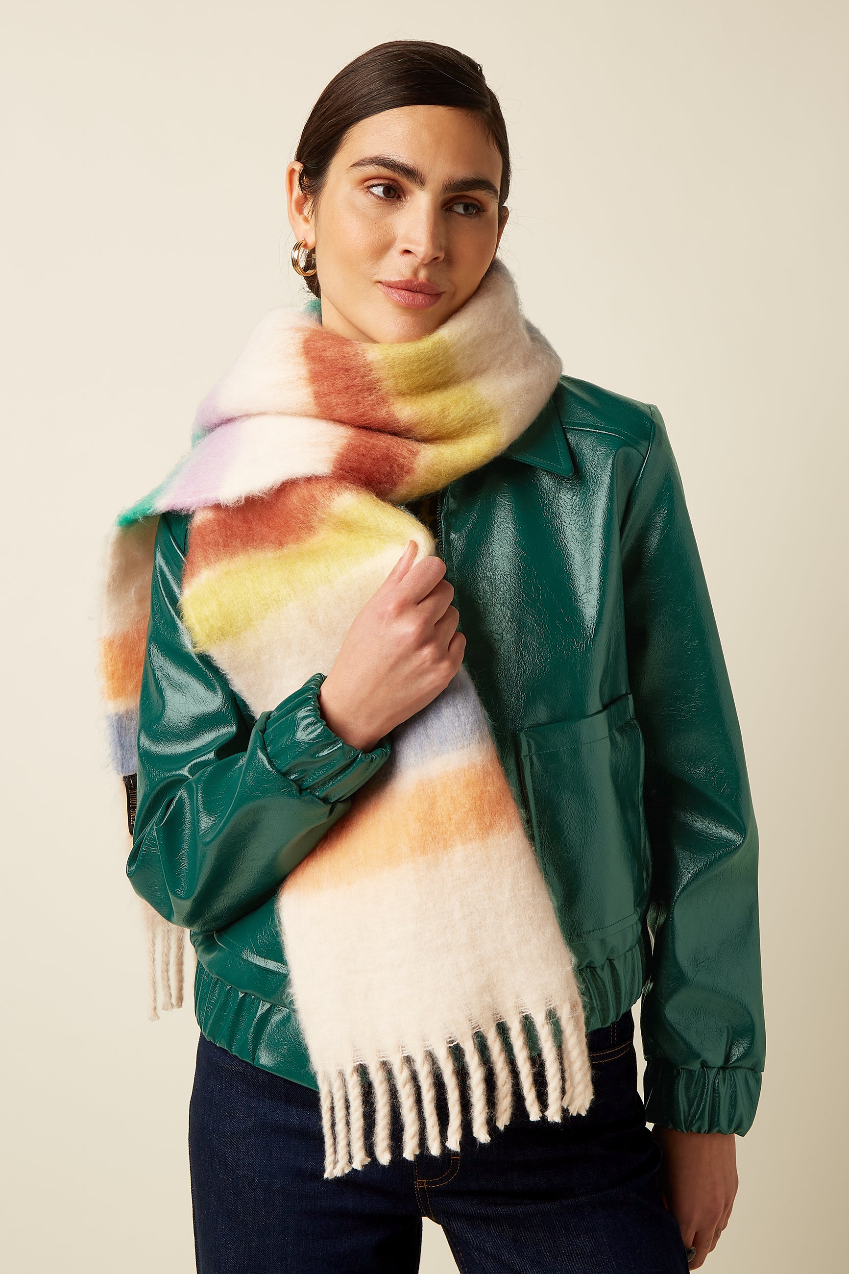 Striped Scarf - Multi Color