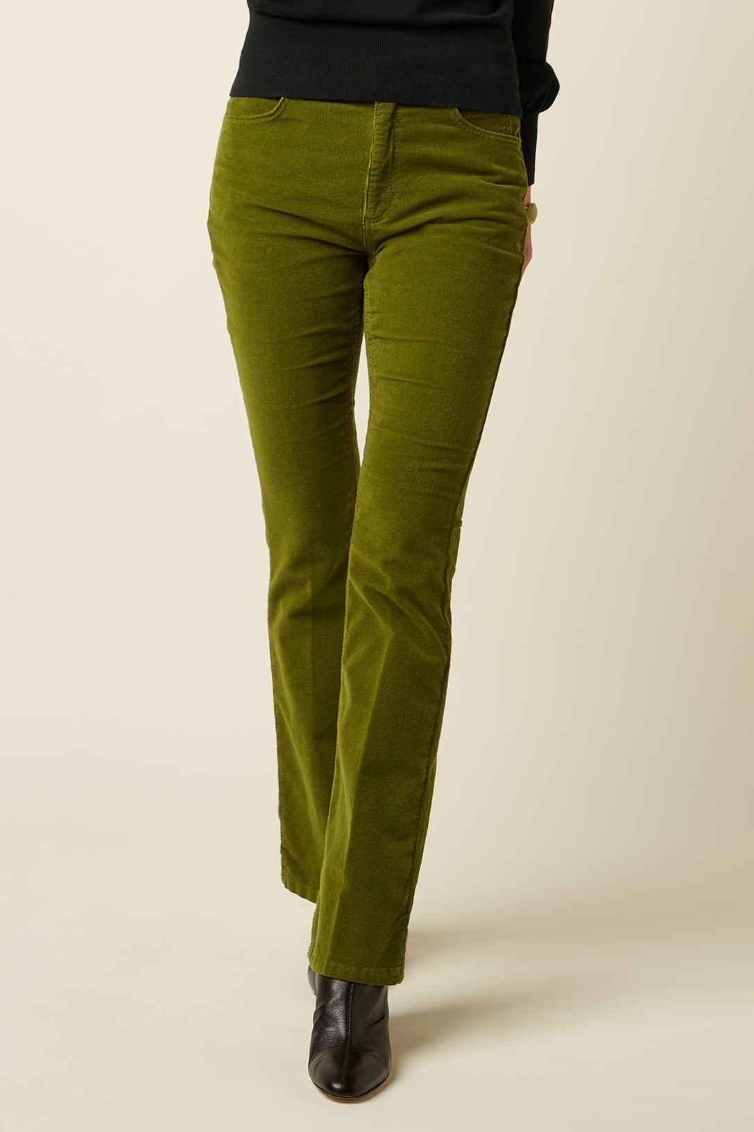 Tammy Flared Pants Baby Cord