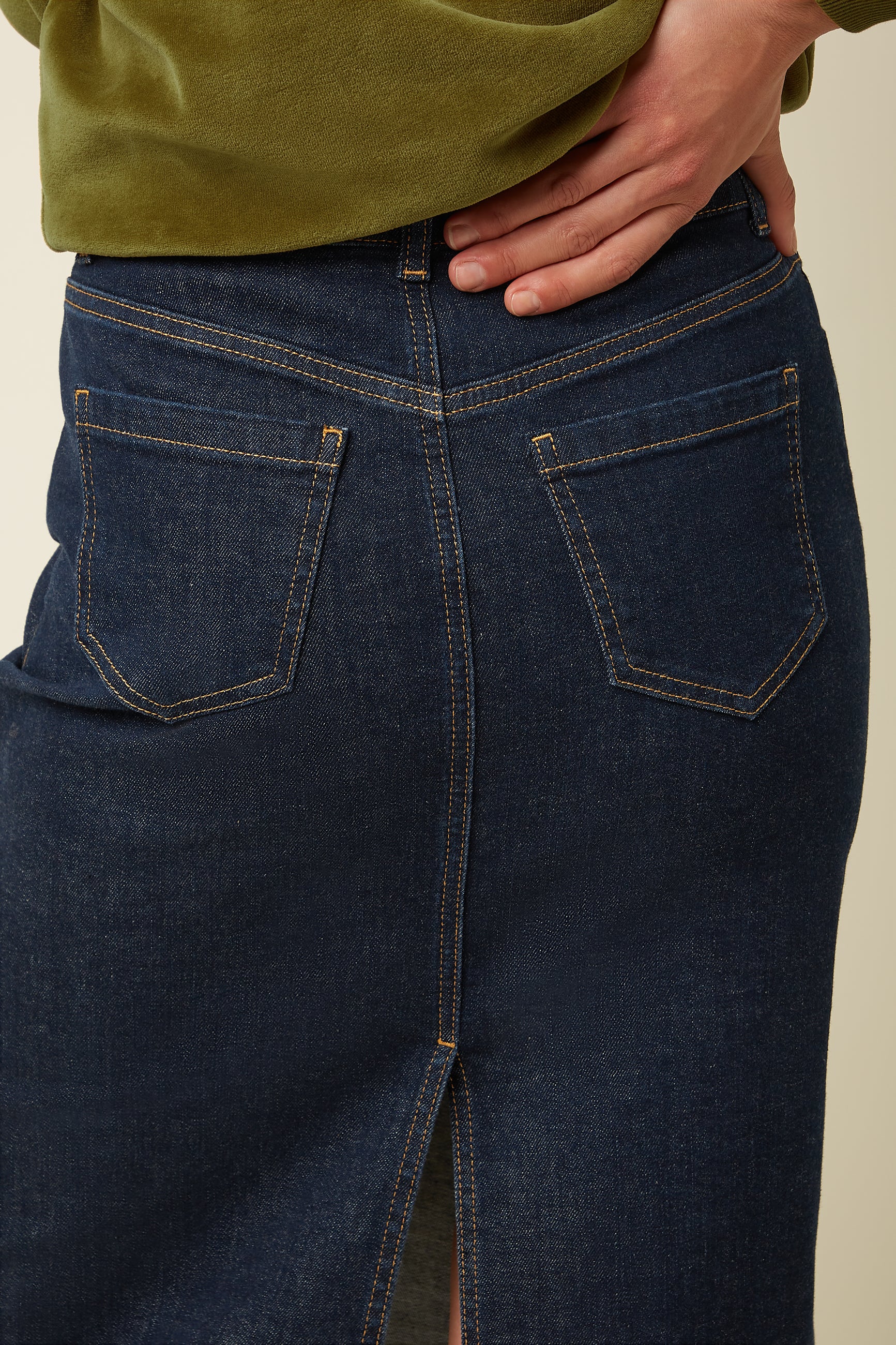 Prisca Skirt Muse Denim - Rock Blue