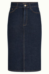 Prisca Skirt Muse Denim - Rock Blue
