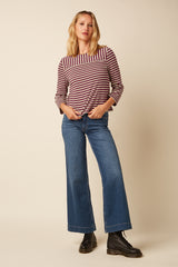 Paige Pants Onyx Denim Washed - Bluestone Blue