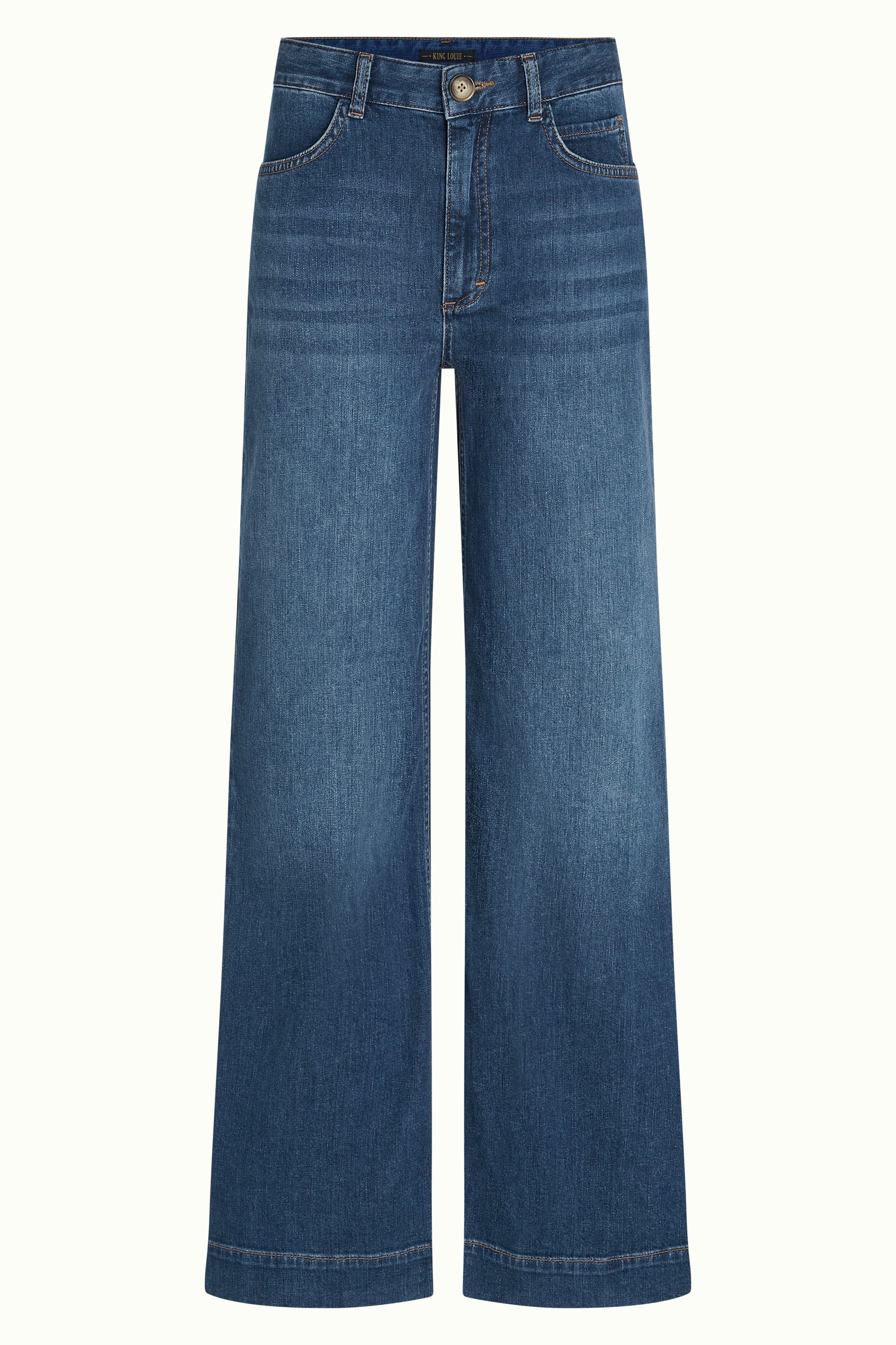 Paige Pants Onyx Denim Washed - Bluestone Blue