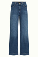 Paige Pants Onyx Denim Washed - Bluestone Blue