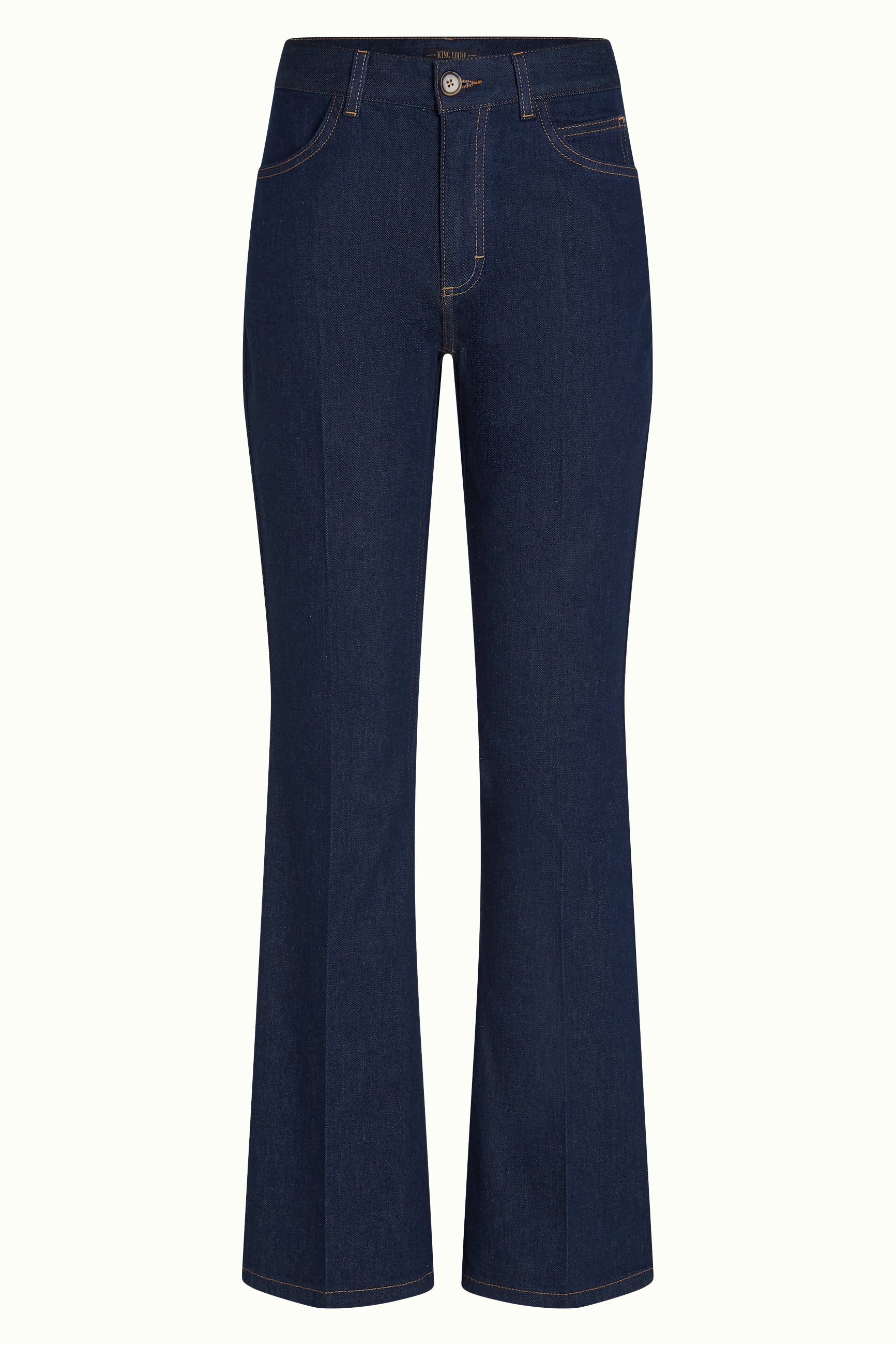 Tammy Flare Pants Onyx Denim - Deep Blue