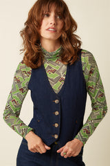 Gilet Onyx Denim - Deep Blue