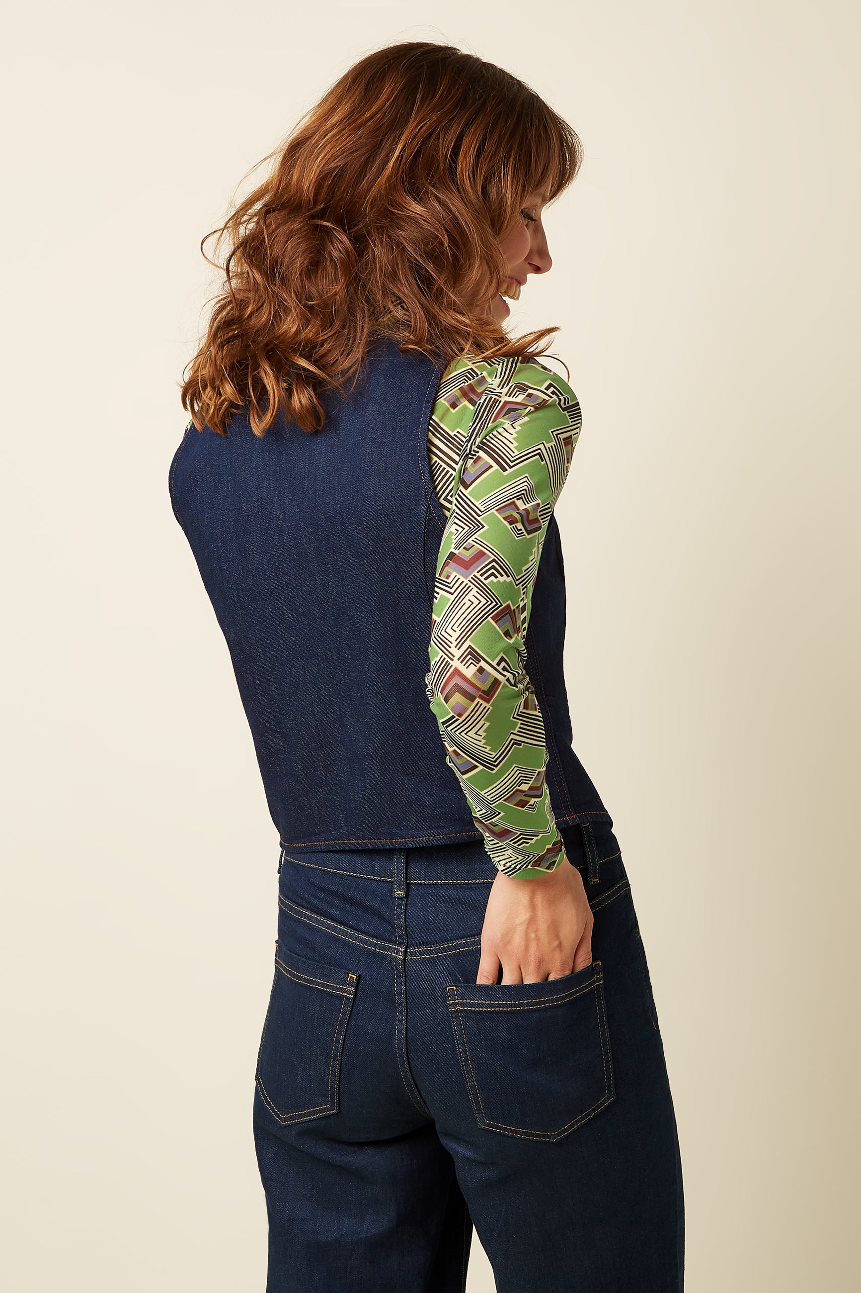 Gilet Onyx Denim - Deep Blue