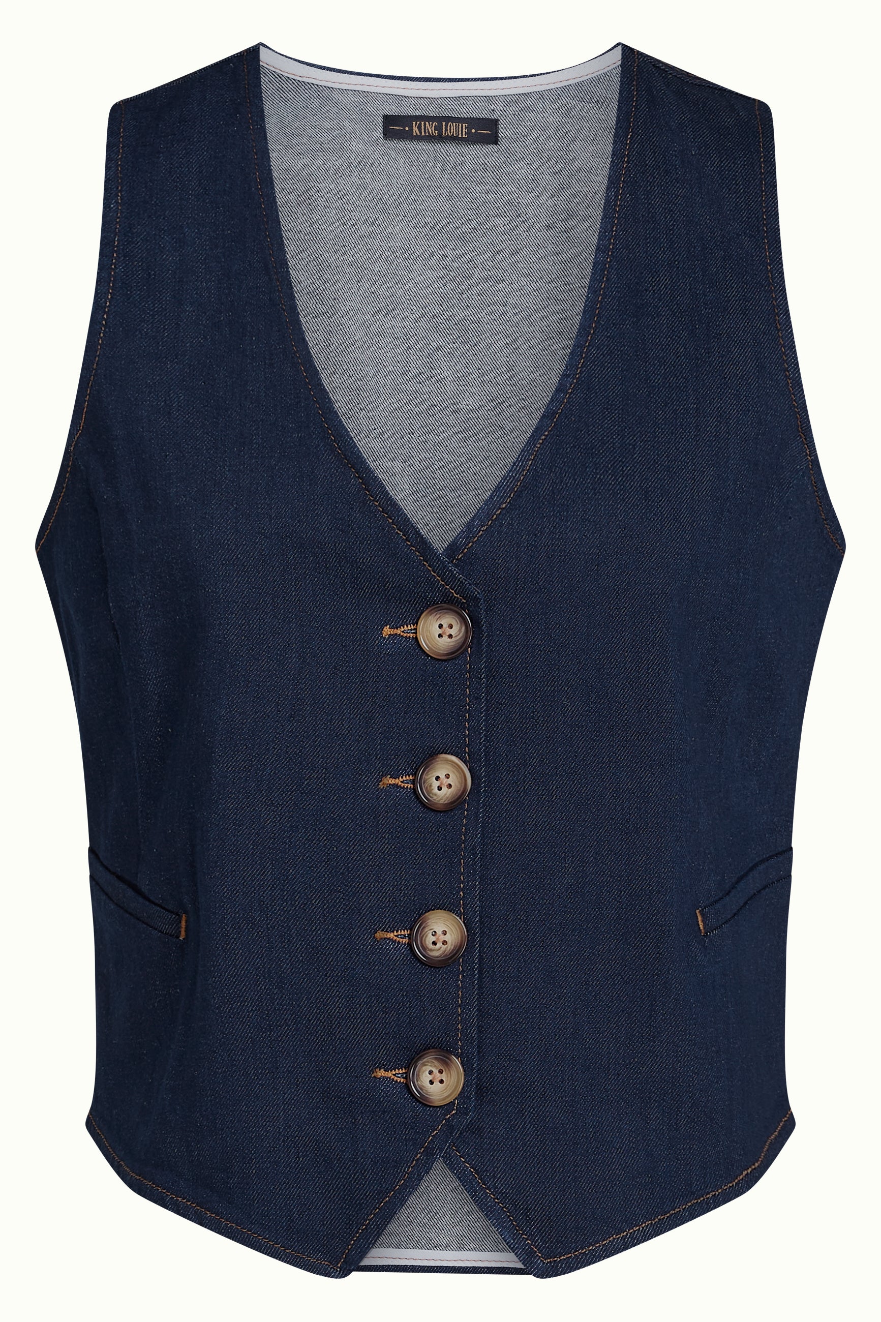 Gilet Onyx Denim - Deep Blue