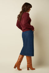 Dana Skirt Soul Denim - Denim Blue