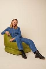 Tania Jumpsuit Stone Denim - Blue Tint