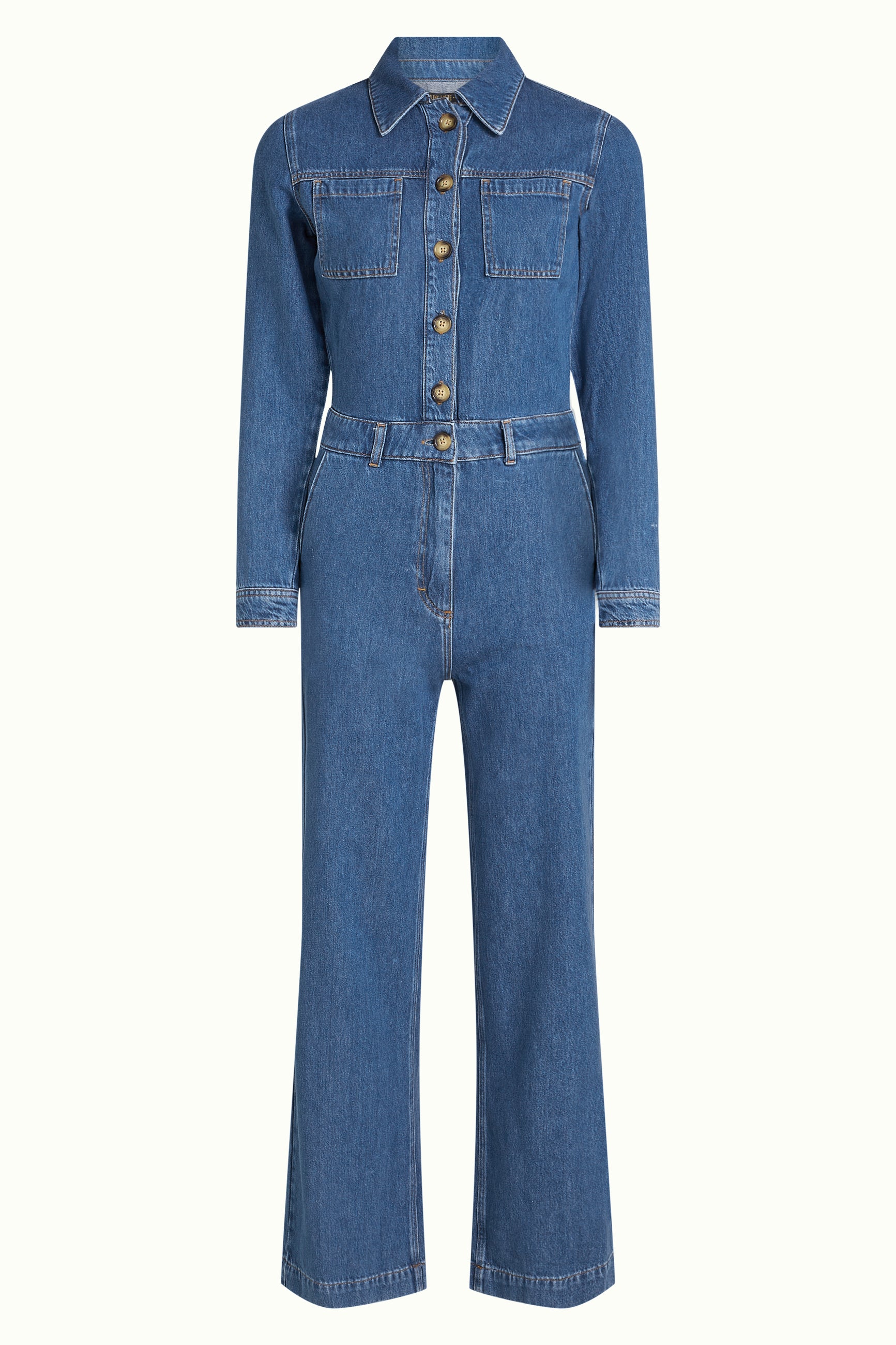 Tania Jumpsuit Stone Denim - Blue Tint