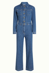 Tania Jumpsuit Stone Denim - Blue Tint