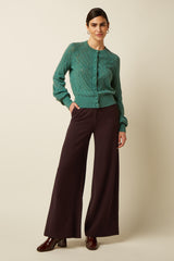 Cardi Raglan Farfalle - Fir Green