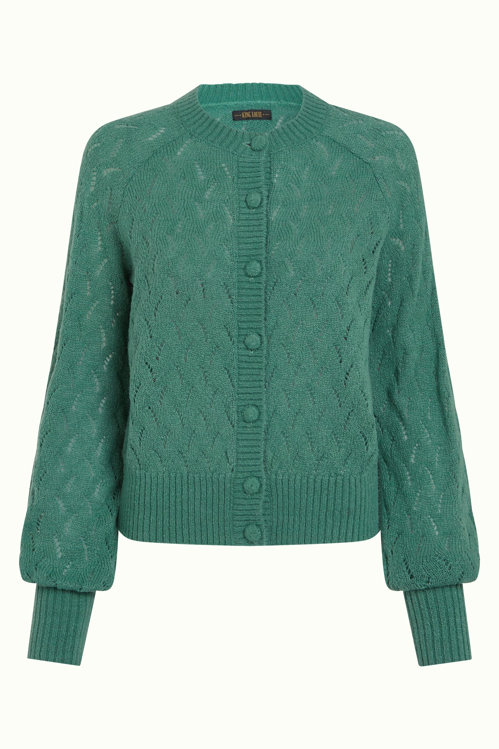 Cardi Raglan Farfalle - Fir Green