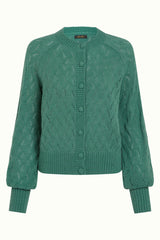 Cardi Raglan Farfalle - Fir Green